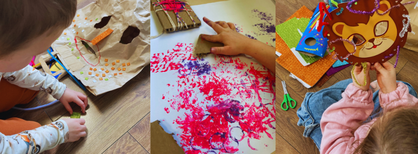 Warsztaty plastyczne w przedszkolu Familia w Swarzędzu